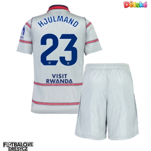 Atletico Madrid Morten Hjulmand #23 Dětské Alternativní dres komplet 2026-27 Krátký Rukáv (+ trenýrky)